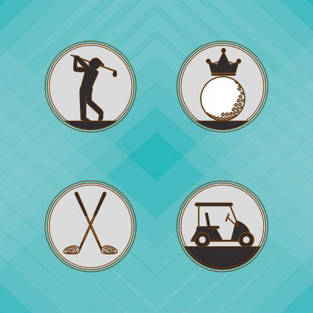 golf concept with icon design, vector illustration 10 eps graphic.のイラスト素材