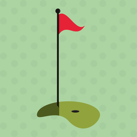 golf concept with icon design, vector illustration 10 eps graphic.のイラスト素材
