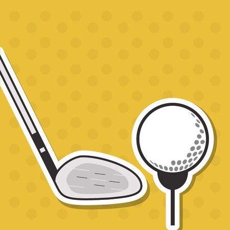 golf concept with icon design, vector illustration 10 eps graphic.のイラスト素材