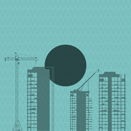 Under construction concept with icon design, vector illustration 10 eps graphic.のイラスト素材