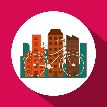 Bike concept with icon design, vector illustrationのイラスト素材