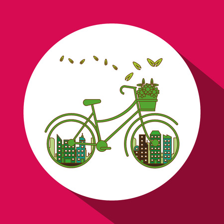 Bike concept with icon design, vector illustration 10 eps graphic.のイラスト素材