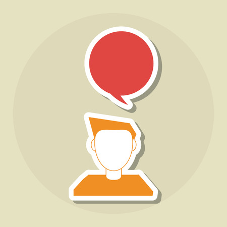 Communication concept with icon design, vector illustration 10 eps graphic.のイラスト素材