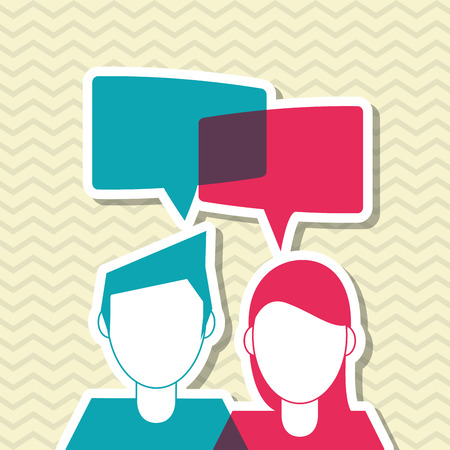 Communication concept with icon design, vector illustration 10 eps graphic.のイラスト素材