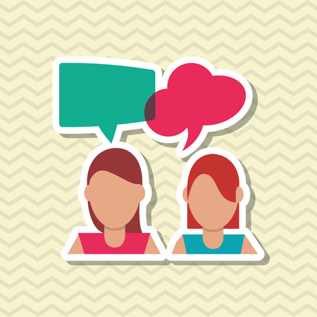 Communication concept with icon design, vector illustration 10 eps graphic.のイラスト素材