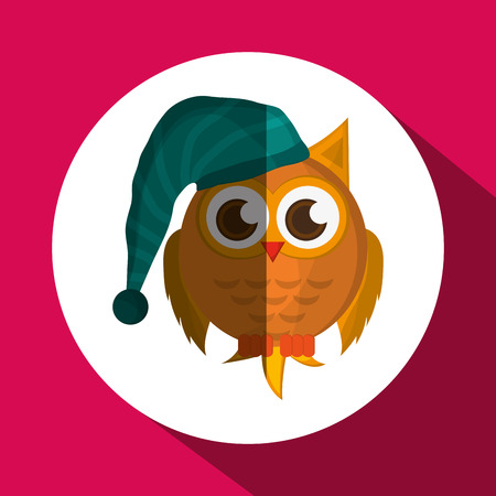 Owl concept with icon design, vector illustration 10 eps graphic.のイラスト素材