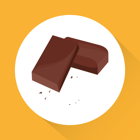 Chocolate concept with icon design, vector illustration 10 eps graphic.のイラスト素材