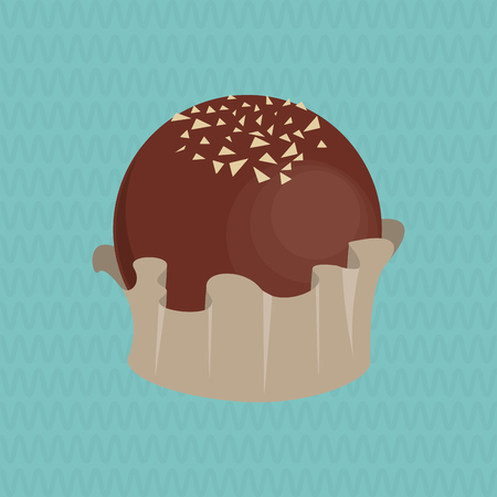 Chocolate concept with icon design, vector illustration 10 eps graphic.のイラスト素材