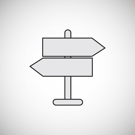 road sign concept with icon design, vector illustration 10 eps graphic.のイラスト素材