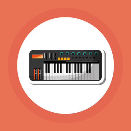 music concept with icon design, vector illustration 10 eps graphic.のイラスト素材