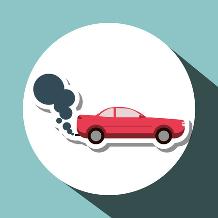 Pollution concept with icon design, vector illustration 10 eps graphic.のイラスト素材