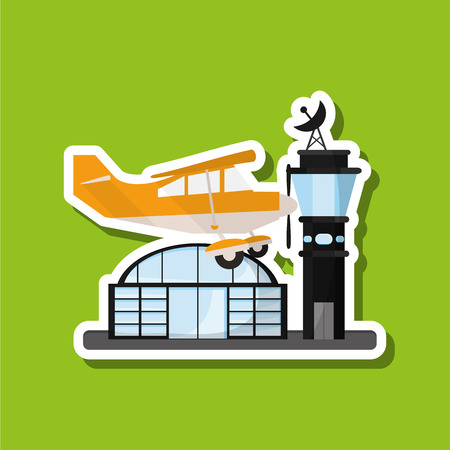 airport concept with icon design, vector illustration 10 eps graphic.のイラスト素材