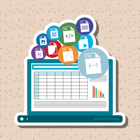 responsive web design concept with icon design, vector illustration 10 eps graphic.のイラスト素材