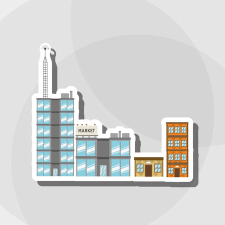 Building concept with icon design, vector illustration 10 eps graphic.のイラスト素材