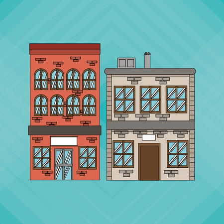 Building concept with icon design, vector illustration 10 eps graphic.のイラスト素材