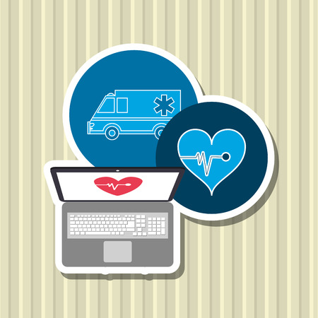 medical care concept with icon design, vector illustration 10 eps graphic.のイラスト素材