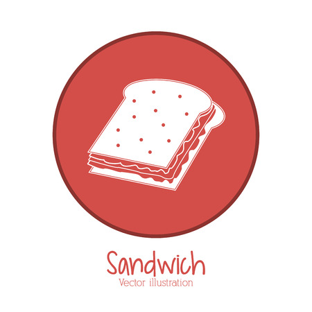 Sandwich concept with icon design, vector illustration 10 eps graphic.のイラスト素材