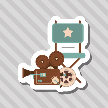 Retro concept with icon design, vector illustration 10 eps graphic.のイラスト素材