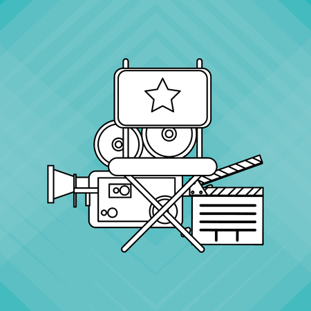 Retro concept with icon design, vector illustration 10 eps graphic.のイラスト素材