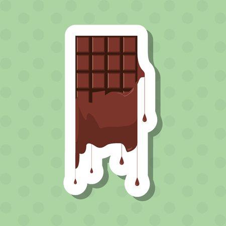 Chocolate concept with icon design, vector illustration 10 eps graphic.のイラスト素材