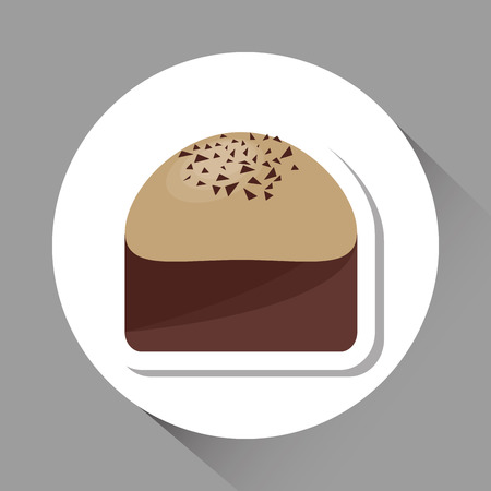 Chocolate concept with icon design, vector illustration 10 eps graphic.のイラスト素材