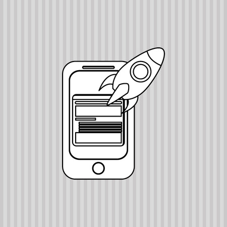 start up concept with icon design, vector illustration 10 eps graphic.のイラスト素材