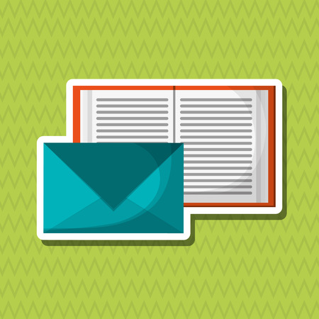 book concept with icon design, vector illustration 10 eps graphic.のイラスト素材