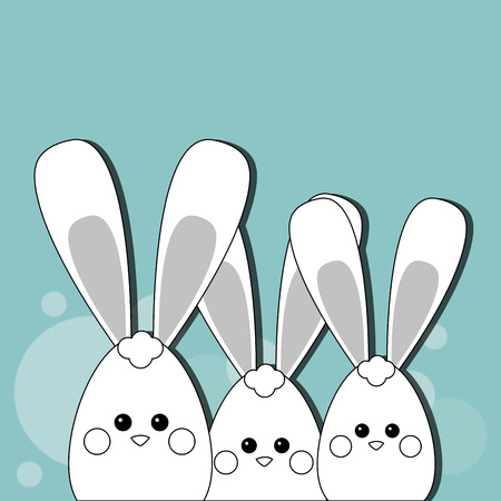 happy easter concept with icon design, vector illustration 10 eps graphic.のイラスト素材