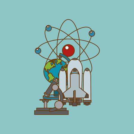 Science concept with icon design, vector illustration 10 eps graphic.のイラスト素材