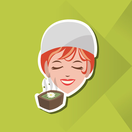 spa center concept with icon design, vector illustration 10 eps graphic.のイラスト素材