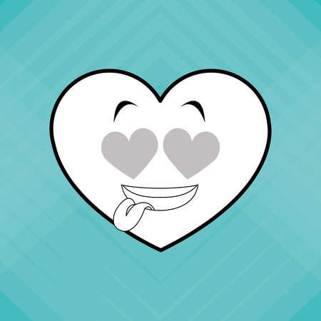 cartoon face concept with icon design, vector illustration 10 eps graphic.のイラスト素材