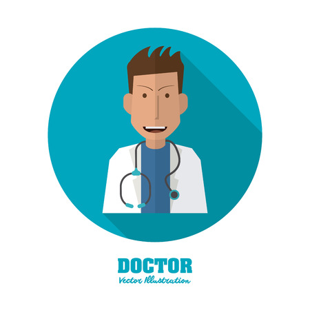 Doctor concept with icon design, vector illustration 10 eps graphic.のイラスト素材