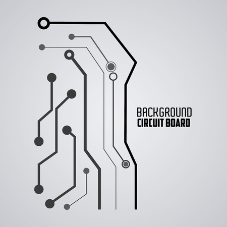 Circuit board concept with icon design, vector illustration 10 eps graphic.のイラスト素材