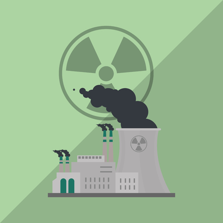 Industrial security concept with icon design, vector illustration 10 eps graphic.のイラスト素材