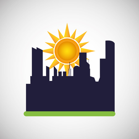 Sun concept with icon design, vector illustration 10 eps graphic.のイラスト素材