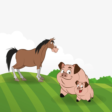 Farm concept with icon design, vector illustration 10 eps graphic.のイラスト素材
