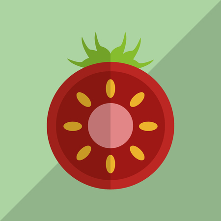Organic food  concept with icon design, vector illustration 10 eps graphic.のイラスト素材