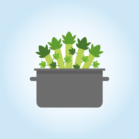 Organic food  concept with icon design, vector illustration 10 eps graphic.のイラスト素材
