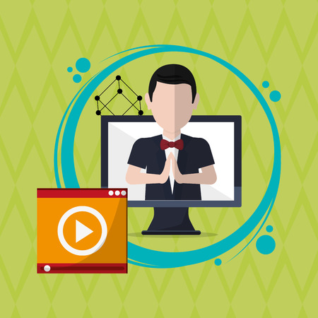 Business concept with icon design, vector illustration graphic.のイラスト素材