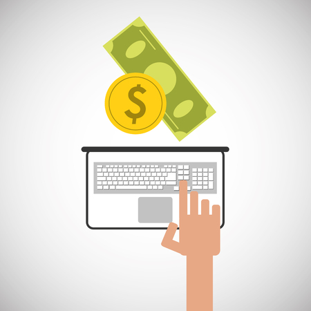 technology concept with icon design, vector illustration  graphic.のイラスト素材