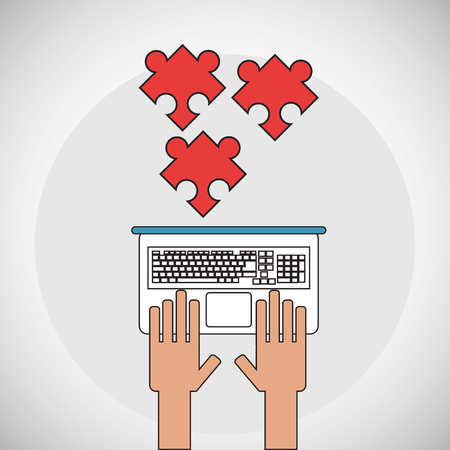 technology concept with icon design, vector illustration  graphic.のイラスト素材