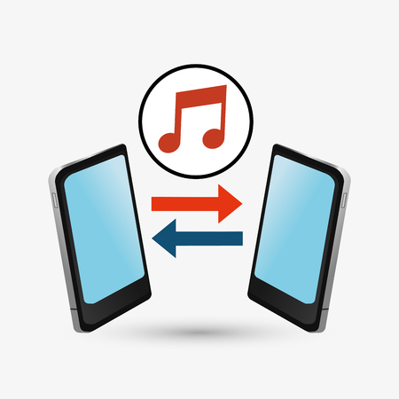 Social media concept with icon design, vector illustrationのイラスト素材