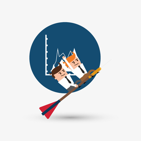Project concept with icon design, vector illustration 10 eps graphic.のイラスト素材