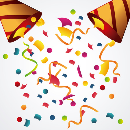 Happy birthday concept with icon design, vector illustration 10 eps graphic.のイラスト素材