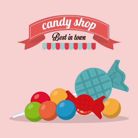 Candy concept with icon design, vector illustration 10 eps graphic.のイラスト素材