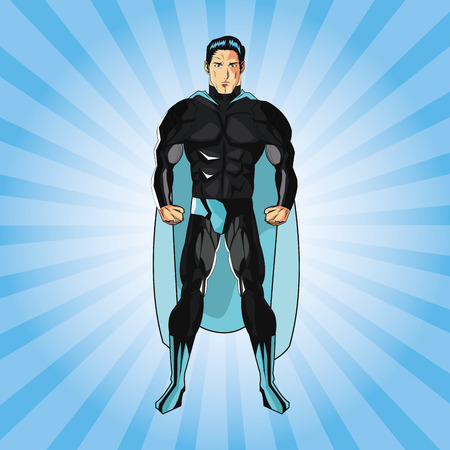 Superhero concept with icon design, vector illustration 10 eps graphic.のイラスト素材