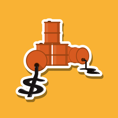 Petroleum concept with icon design, vector illustration 10 eps graphic.のイラスト素材