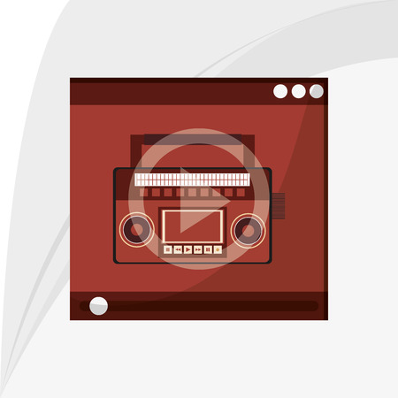 Music concept with icon design, vector illustration 10 eps graphic.のイラスト素材