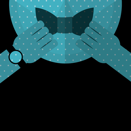 Fathers day concept with icon design, vector illustration 10 eps graphic.のイラスト素材