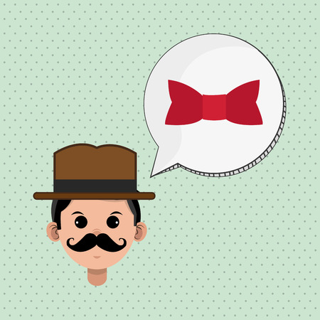 Fathers day concept with icon design, vector illustration 10 eps graphic.のイラスト素材